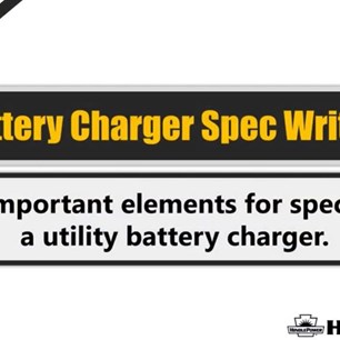 Battery Charger Spec Writing